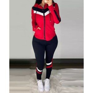 Women Casual Three Piece Set, Sports Three Piece Set. Large Only